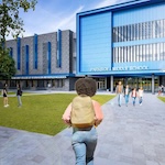  Architect rendering of the new Wake Early College of Information and Biotechnologies